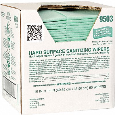 ATLANTIC MILLS MFG# 9503, Sanitizing Wipes 50 ct Box