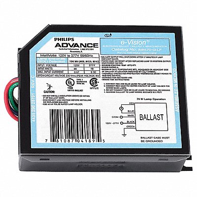 ADVANCE MFG# IMHG20GBLS, HID Ballast e-Vision Pulse Start MH 20W