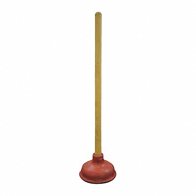 KISSLER MFG# 570100, Plunger Wood and Rubber Fit Most Toilets