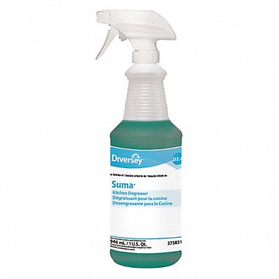 DIVERSEY MFG# D93738318, Trigger Spray Bottle 11 3/4 H Clear PK12