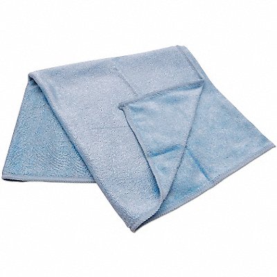 TOUGH GUY MFG# 32UV15, Microfiber Cloth 16 x 16 Blue PK24