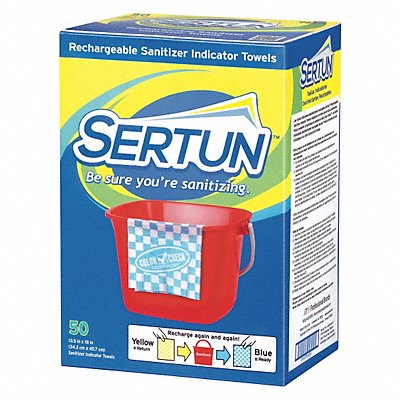 SERTUN MFG# 9650, Rechargeable Indicator Towels