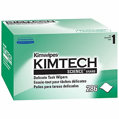 KIMTECH MFG# 34120, Dry Wipe 4-1/2 x 8-1/2 White