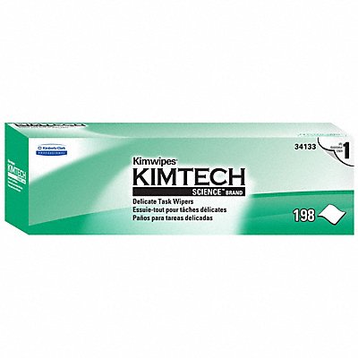 KIMTECH MFG# 34133, Dry Wipe 11-3/4 x 11-3/4 White PK15