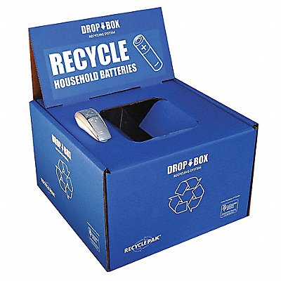 RECYCLEPAK MFG# SUPPLY252, Battery Recycling Kit Dry Cell 45 lb.