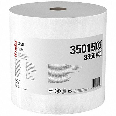 WYPALL MFG# 35015, Dry Wipe Roll 9-3/4 x 13 White