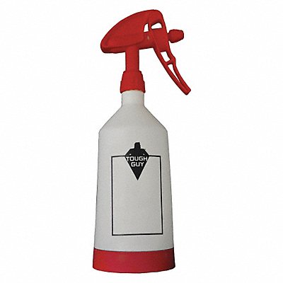 TOUGH GUY MFG# 35WT57, Dual Spray Bottle 1 L Red/White