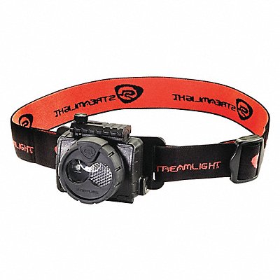 STREAMLIGHT MFG# 61603, Headlamp Polycarbonate Black 125lm