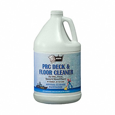 WERTH SANITARY SUPPLY MFG# 1100867, Neutral FloorCleaner Liquid 1gal Jug PK4