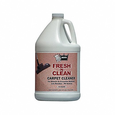 WERTH SANITARY SUPPLY MFG# 135250, Deodorizing Carpet Clnr Conc. 1 gal PK4