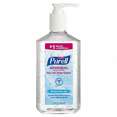 PURELL MFG# 365912, Hand Sanitizer Bottle Gel PK12