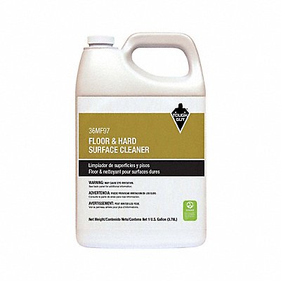 TOUGH GUY MFG# 36MF97, Floor Cleaner Liquid 1 gal Jug