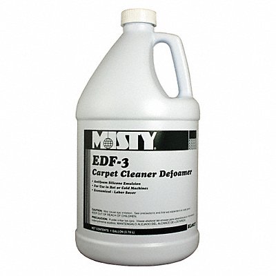 MISTY MFG# 1038773, Carpet Cleaner Defoamer Jug 1 gal PK4