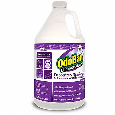 ODOBAN MFG# 911162G4, Odor Eliminator Disinfectant 1 gal PK4