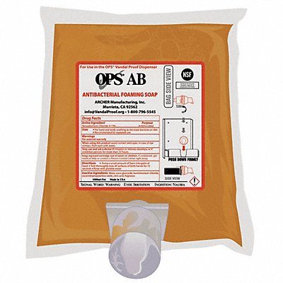 OPS MFG# 140502G, Hand Soap Amber 1 000 mL PK2