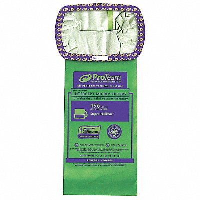 PROTEAM MFG# 106960, Vacuum Bag For Backpack Vac PK10