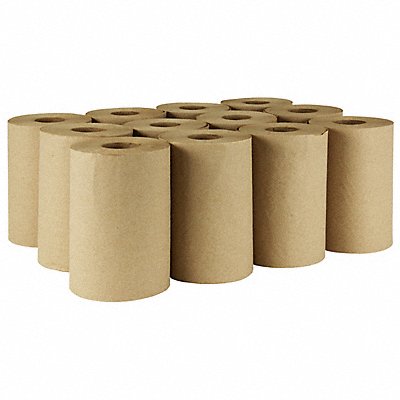 TOUGH GUY MFG# 38X644, Paper Towel Roll Continuous Brown PK12