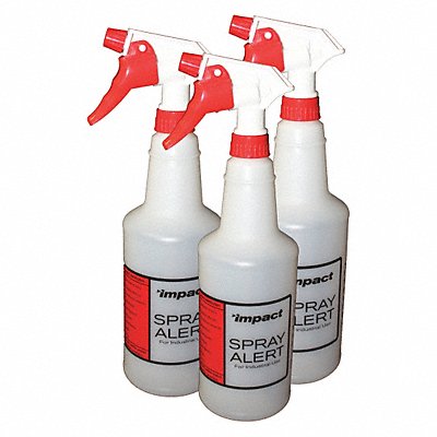 IMPACT MFG# 5024SS, Trigger Spray Bottle 24oz 11 H White PK3