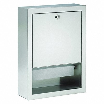 BRADLEY MFG# 2441000000GR, Bx-Towel Dispenser Recessed