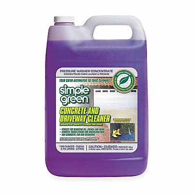 SIMPLE GREEN MFG# 2310000418202, Concrete Cleaner Liquid 1 gal Jug