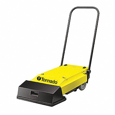 TORNADO MFG# 96180, Walk Behind Sweeper Steel 1.3 gal.