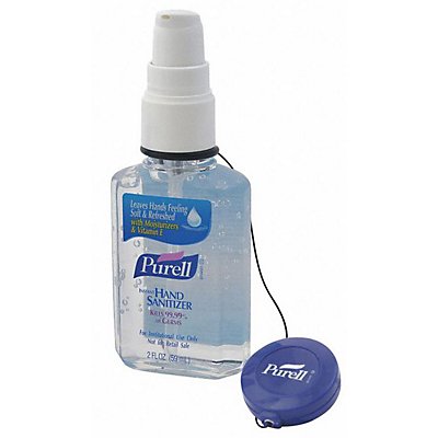 PURELL MFG# 960824, Gear Retractable Clip 2 oz PK24