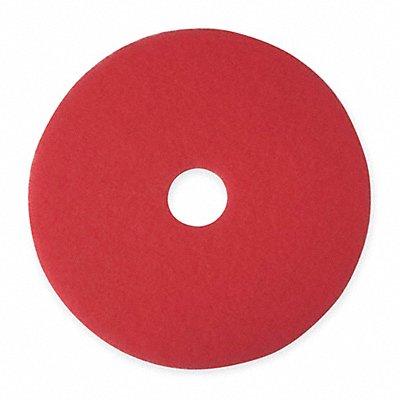 3M MFG# 5100, Buffing and Cleaning Pad 13 In Red PK5