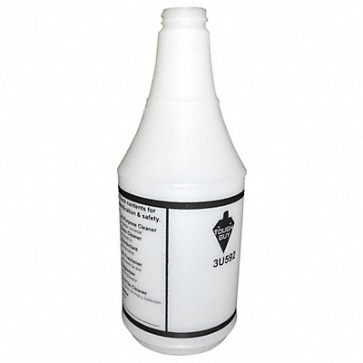 TOUGH GUY MFG# 130420, Spray Bottle 24 oz 8 1/2 H White