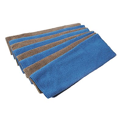 TOUGH GUY MFG# 400C56, Microfiber Towel 14 x14 Medium Duty PK8