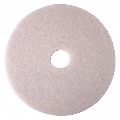 TOUGH GUY MFG# 402W52, Buff Pad White Size 20 Round PK5