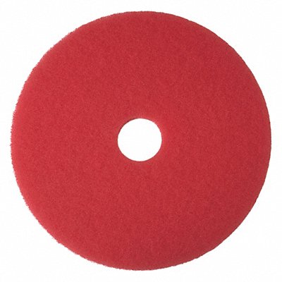 TOUGH GUY MFG# 402W35, Buffing Pad Red Size 11 Round PK5