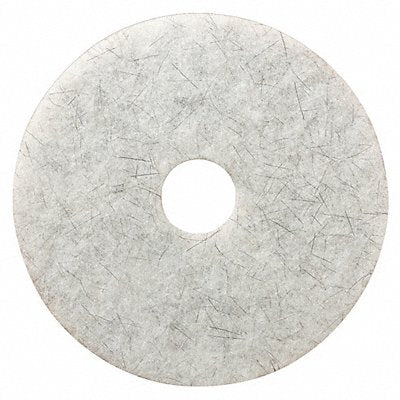 TOUGH GUY MFG# 402W53, Burnishing Pad White Size 17 Round PK5