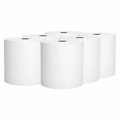 SCOTT MFG# 02000, Paper Towel Roll 950 ft White PK6