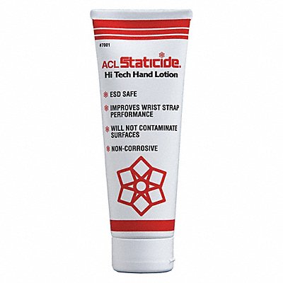 ACL STATICIDE MFG# 7001, Hand Lotion Unscented 8 oz Bottle