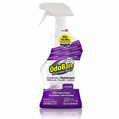 ODOBAN MFG# 910162QC12, Odor Eliminator 1 qt Spray Bottle PK12