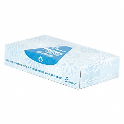 ABILITY ONE MFG# 8540007935425, Facial Tissue 100 White