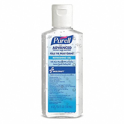 SKILCRAFT MFG# 8520014907358, Hand Sanitizer Bottle Gel PK24