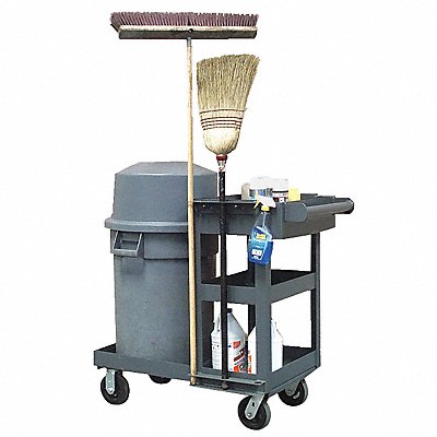 APPROVED VENDOR MFG# 3JC221, Janitorial Tool Caddy 39 in H 5 gal Cap.