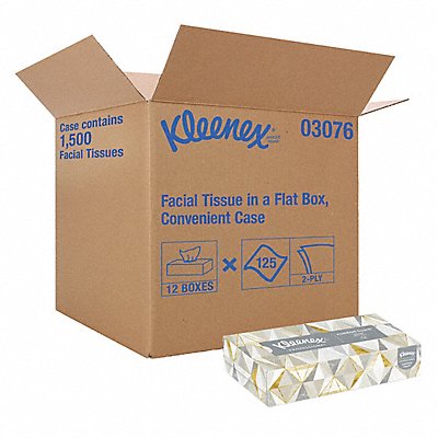 KLEENEX MFG# 03076, Facial Tissue Convenience Pack PK12