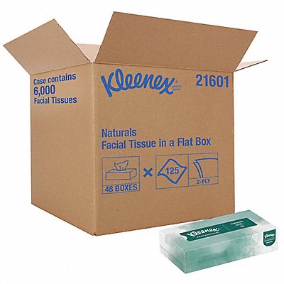 KLEENEX MFG# 21601, Facial Tissue Naturals PK48