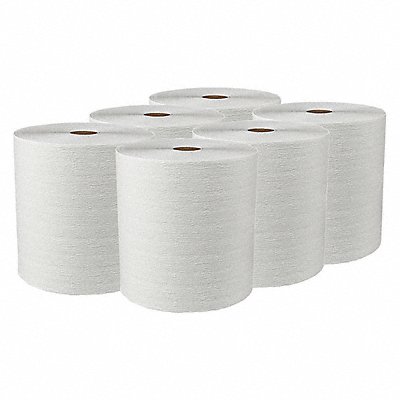 KIMBERLY-CLARK PROFESSIONAL MFG# 50606, Paper Towel Roll 600 ft White PK6