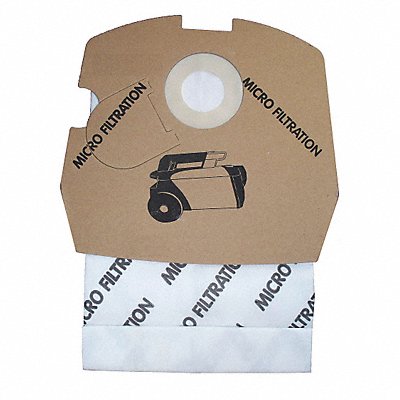 BISSELL COMMERCIAL MFG# C3000PK12, Canister Vacuum Bags Paper PK12