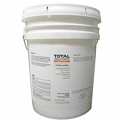 TOTAL SOLUTIONS MFG# 1595005, Stain Absorbent Liquid 5 gal Bucket