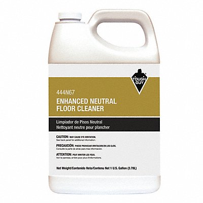 TOUGH GUY MFG# 444N67, Enhanced NeutralFloorCleaner Liquid 1gal