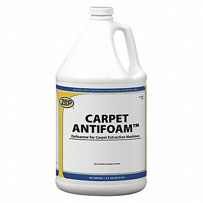 ZEP MFG# 129424, Carpet Cleaner Defoamer Jug 1 gal PK4