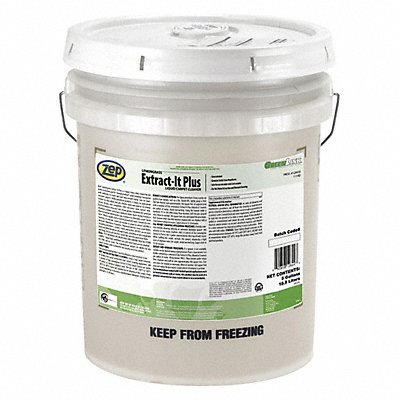 ZEP MFG# 128439, Carpet Cleaner Bucket 5 gal Lemongrass