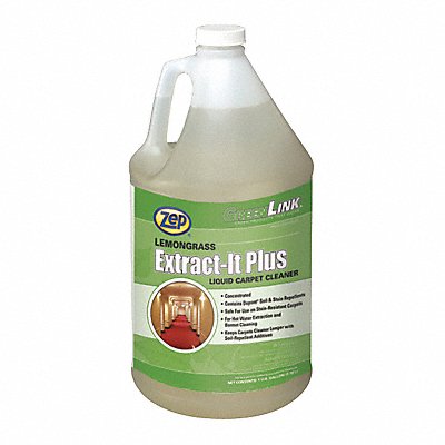 ZEP MFG# 128423, Carpet Cleaner Jug 1 gal Lemongrass PK4