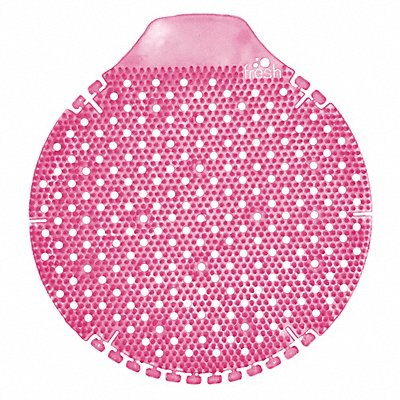 TOUGH GUY MFG# 454G76, Urinal Screen Round Pink 150 g PK6