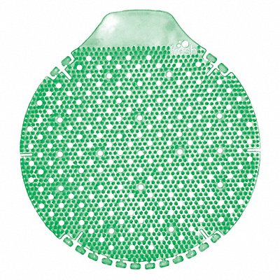 TOUGH GUY MFG# 454G78, Urinal Screen Round Green 150 g PK6