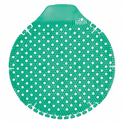 TOUGH GUY MFG# 454G79, Urinal Screen Round Turquoise 150 g PK6